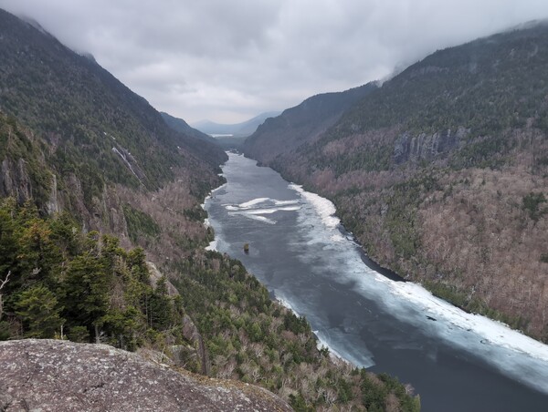 View of Lower Ausable Lake from Indian Head