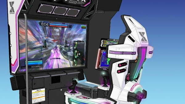 An arcade cabinet for
          Starwing Paradox